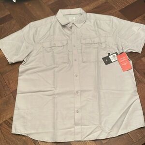 Mountain Hardwear-Canyon Short Sleeve Shirt-Light Dunes-XL
